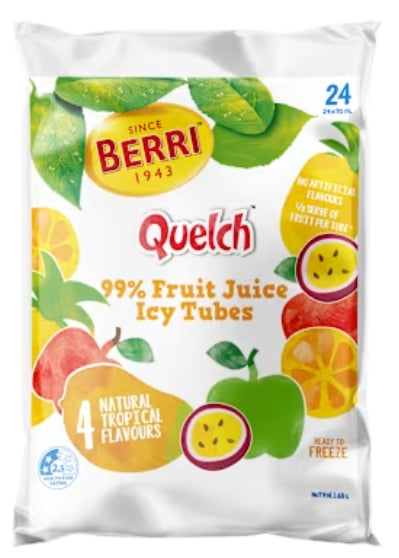 Zooper Dooper Berri Quelch
Generic Water lce Tropical 24
X 70 MIX6