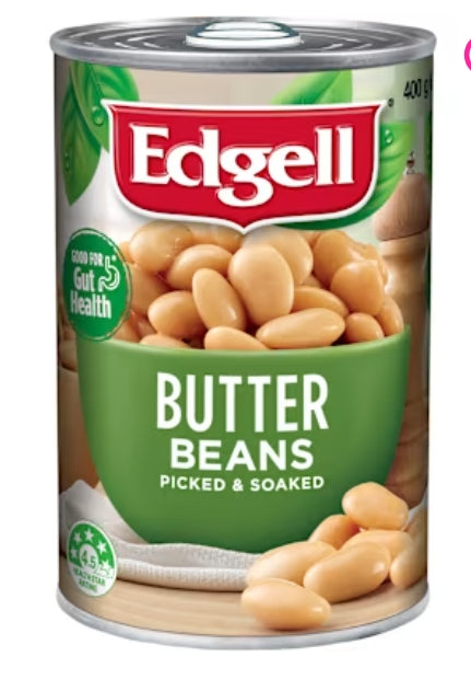 Edgell Butter Beans 12x400g