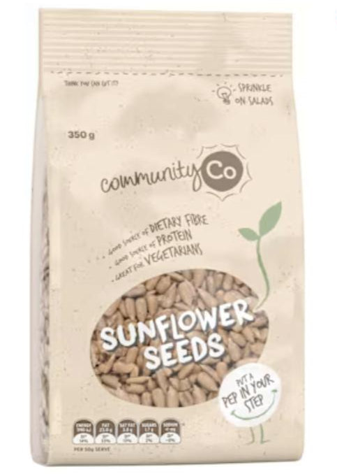 PER S SMeE
Comm Co Sunflower Seeds 350gm