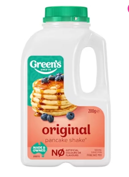 Green's Small Original
Pancake Shake 200g