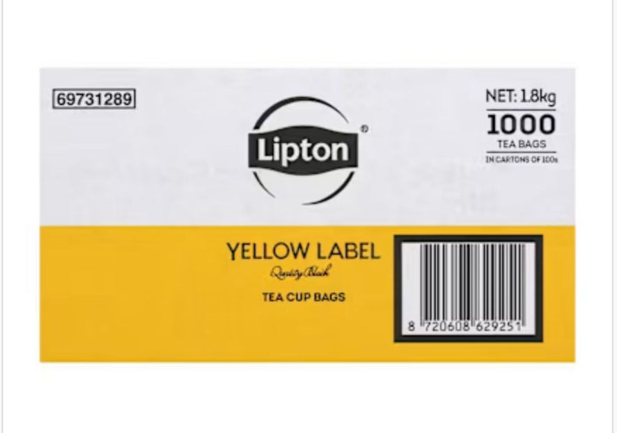 Lipton Teacup Bag Rf Tags1000s