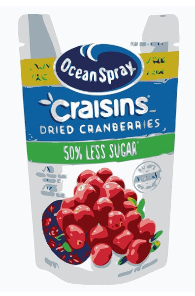 Ocean Spray Craisins Dried
Fruit Reduced Sugar 150g