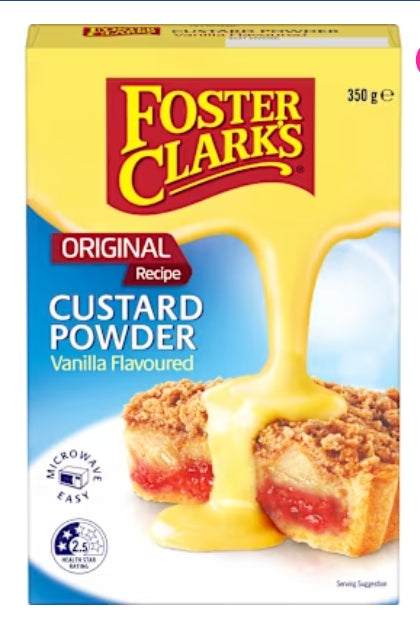 Foster Clarks Custard
Powder Vanilla 350gr