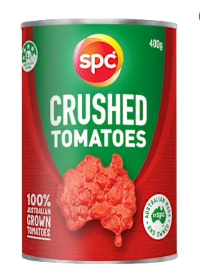 Spc Canned Tomatoes
Crushed 400gx12