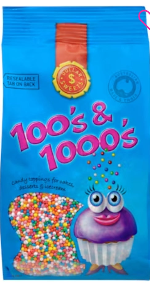 Dollar Sweets 100s & 1000s
190g X8