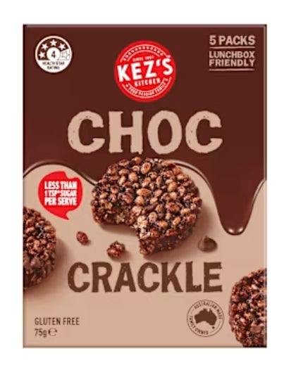 Kez's Kitchen Choc Crackle 5
Pack X 15 G X6