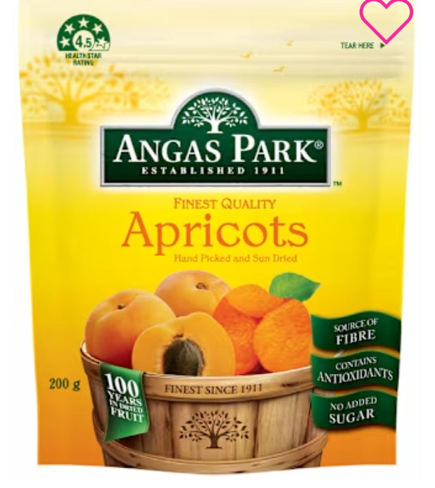 Angas Park Apricots 200g