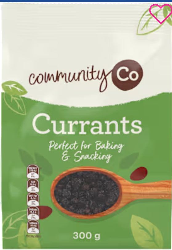 Community Co Currants 300g