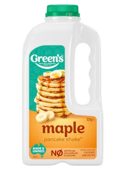 Green's Maple Pancake
Shake 325g X 6