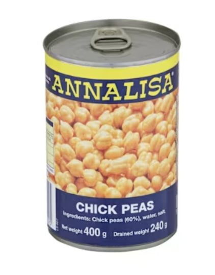 Annalisa Beans Chick Peas
400gram X 12