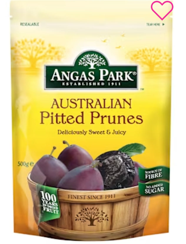 Angas Park Australian Pitted
Prunes 500 G