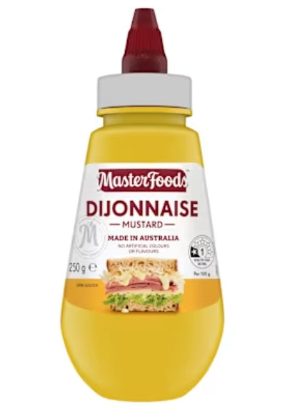 Masterfoods Mustard
Dijonnaise 250g