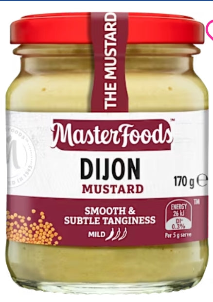 Masterfoods Mustard Dijon
170g