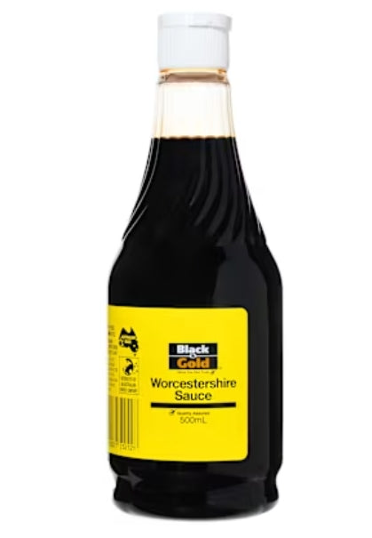 Black & Gold
Worcestershire
Sauce 500 MIt X 12