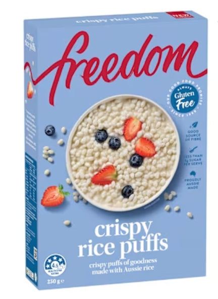 Freedom Classic Cereal Rice
Puffs 250g X 6