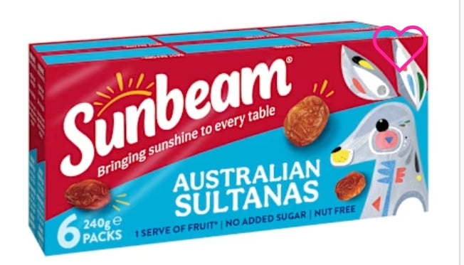 Sunbeam Australian Sultanas 240g