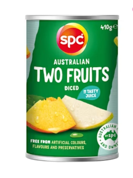 Spc Tinned Fruit Two Fruits In
Juice 410g X 12