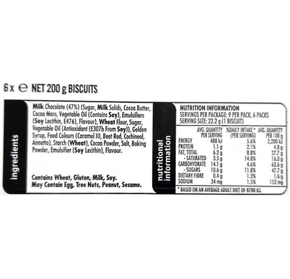 ARNOTT'S
TIM TAM DOUBLE COAT
6X200G