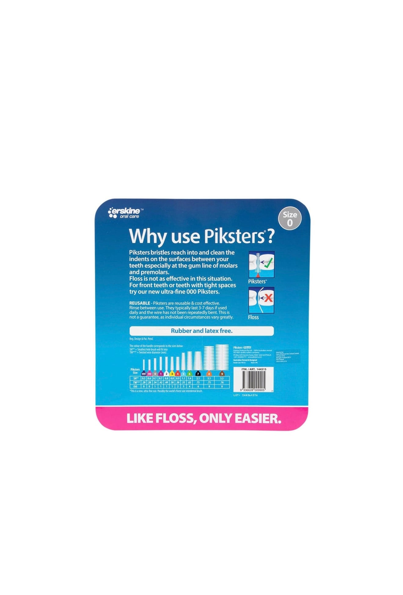 Piksters Interdental Brushes
120 pk