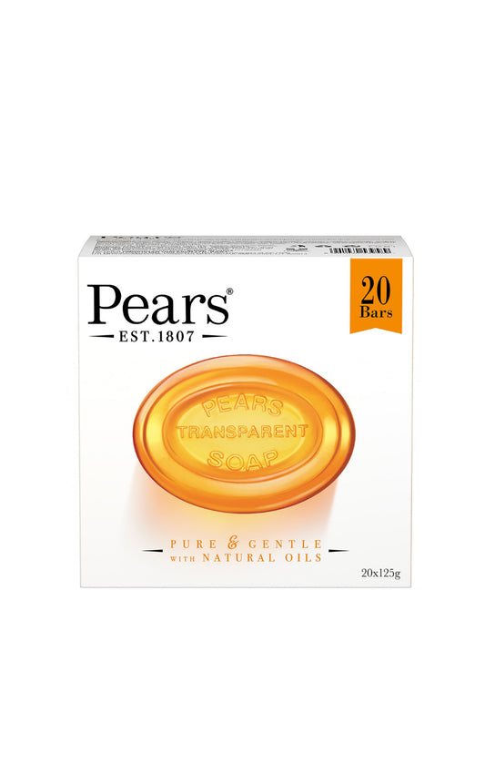 Pears Amber Transparent Soap 125
g x 20 pk