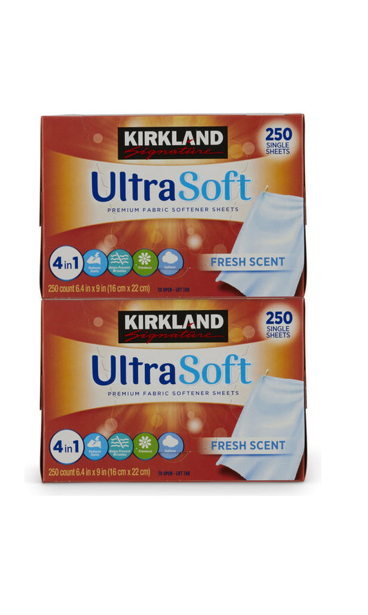 Kirkland Signature Fabric Softener
Sheets 500 pk