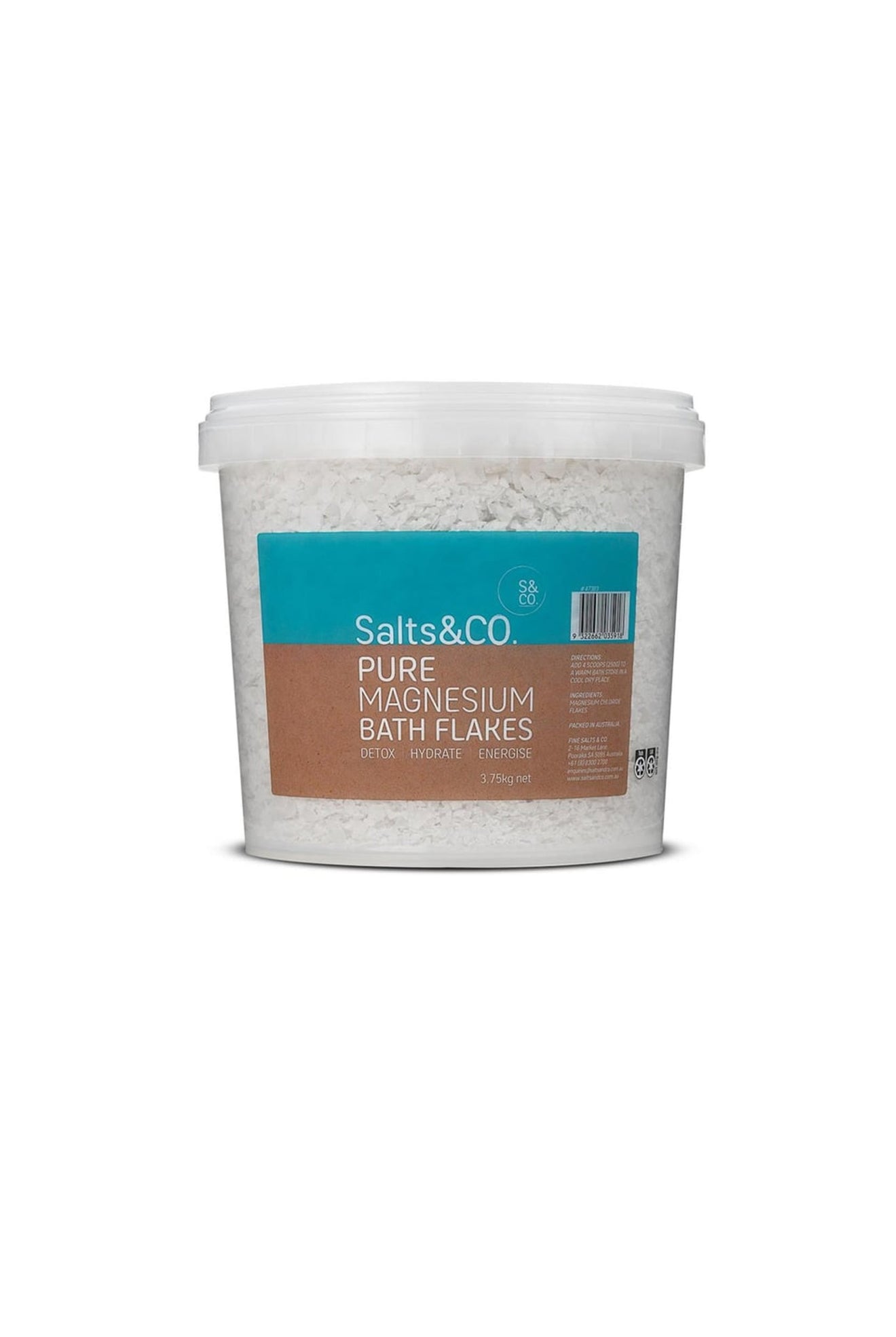 Salts & Co Pure Magnesium Bath
Flakes 3.75 kg