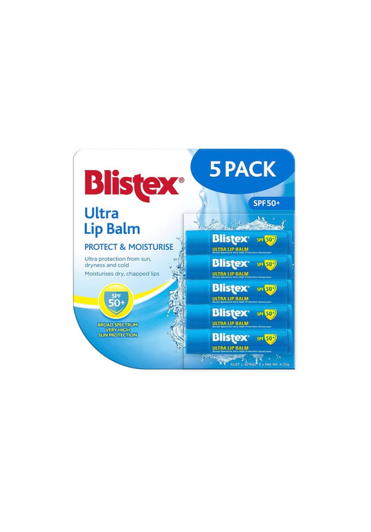 Blistex Ultra Lip Balm SPF 50+ 5 ct