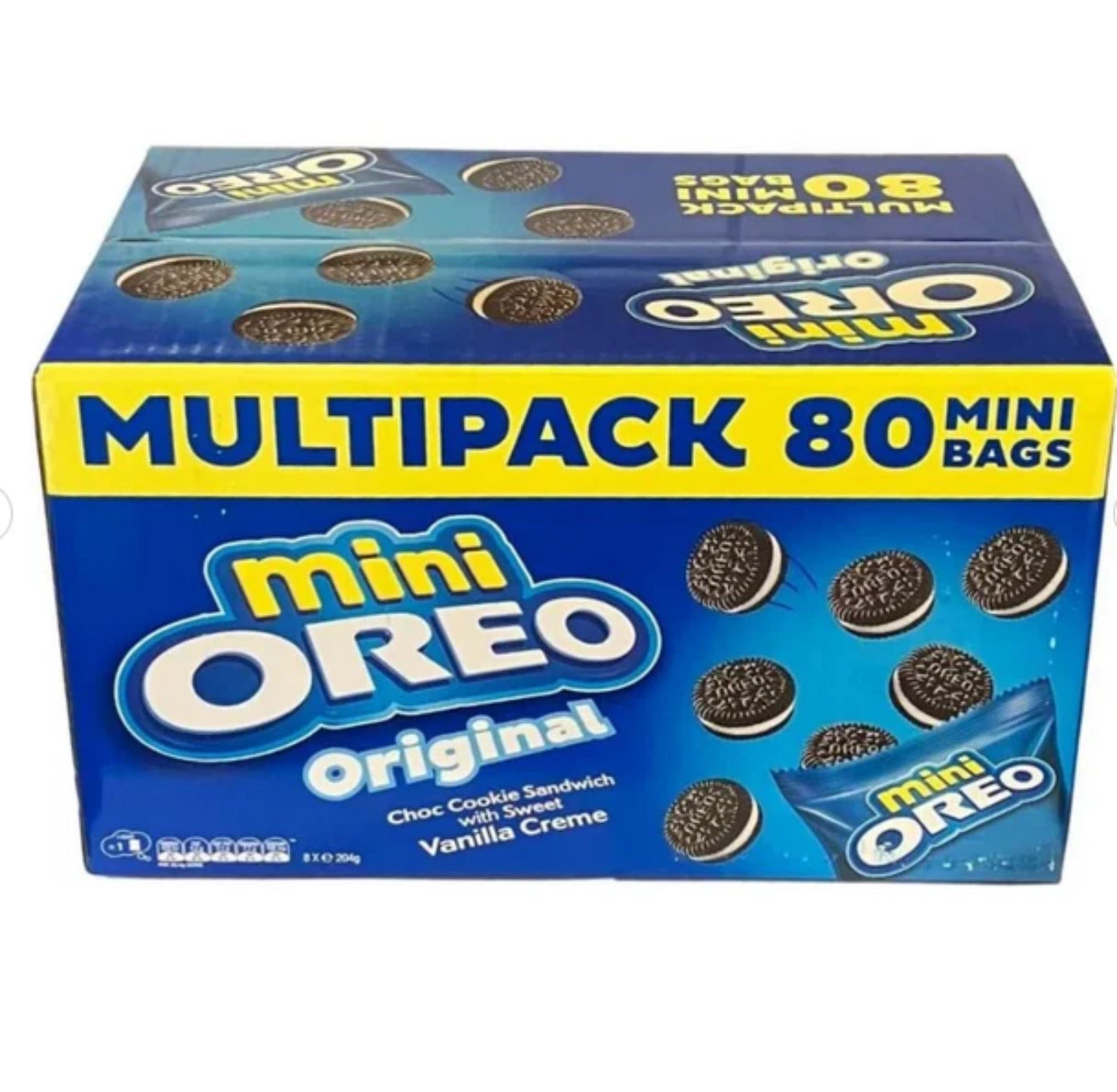 Oreo Mini Bag Original Choc Cookie Sandwich with Vanilla Creme (80 pk)