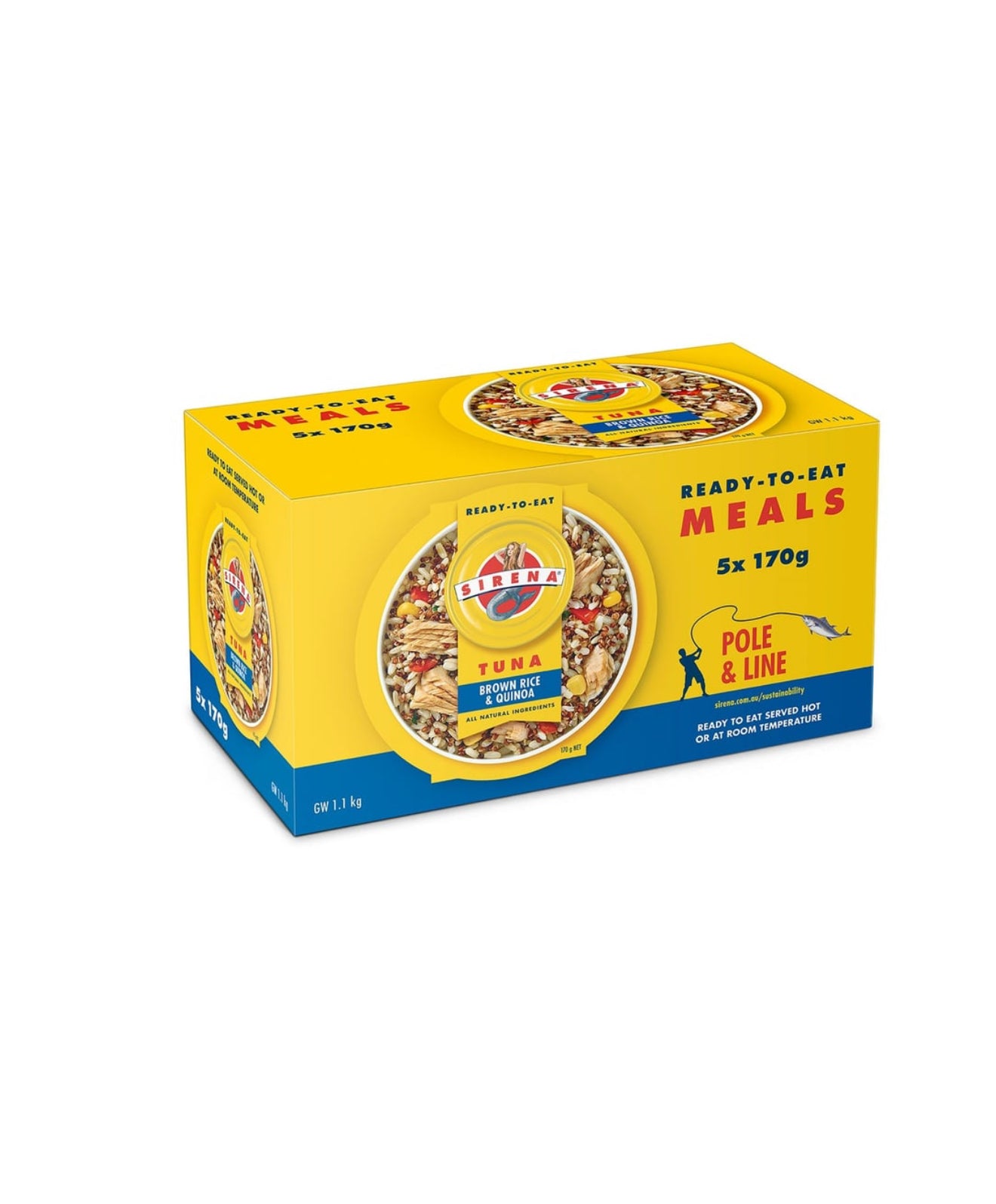 Sirena Brown Rice & Quinoa Tuna
(170 g x 5 pk)