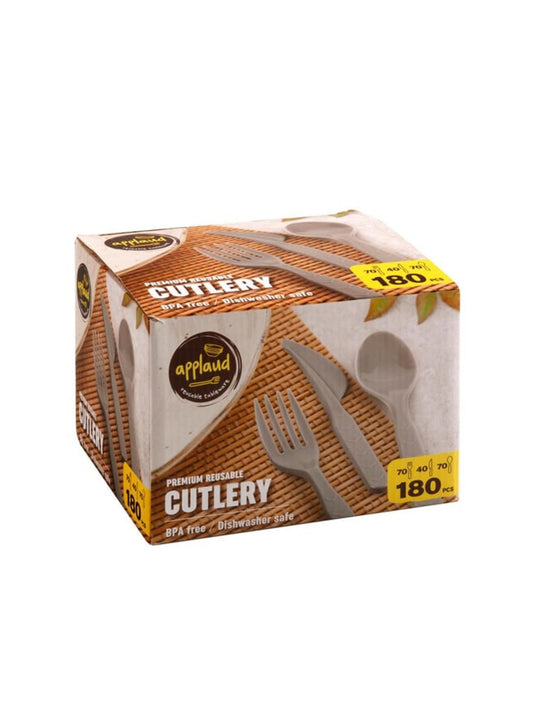 Applaud Premium Reusable Cutlery
180 pk