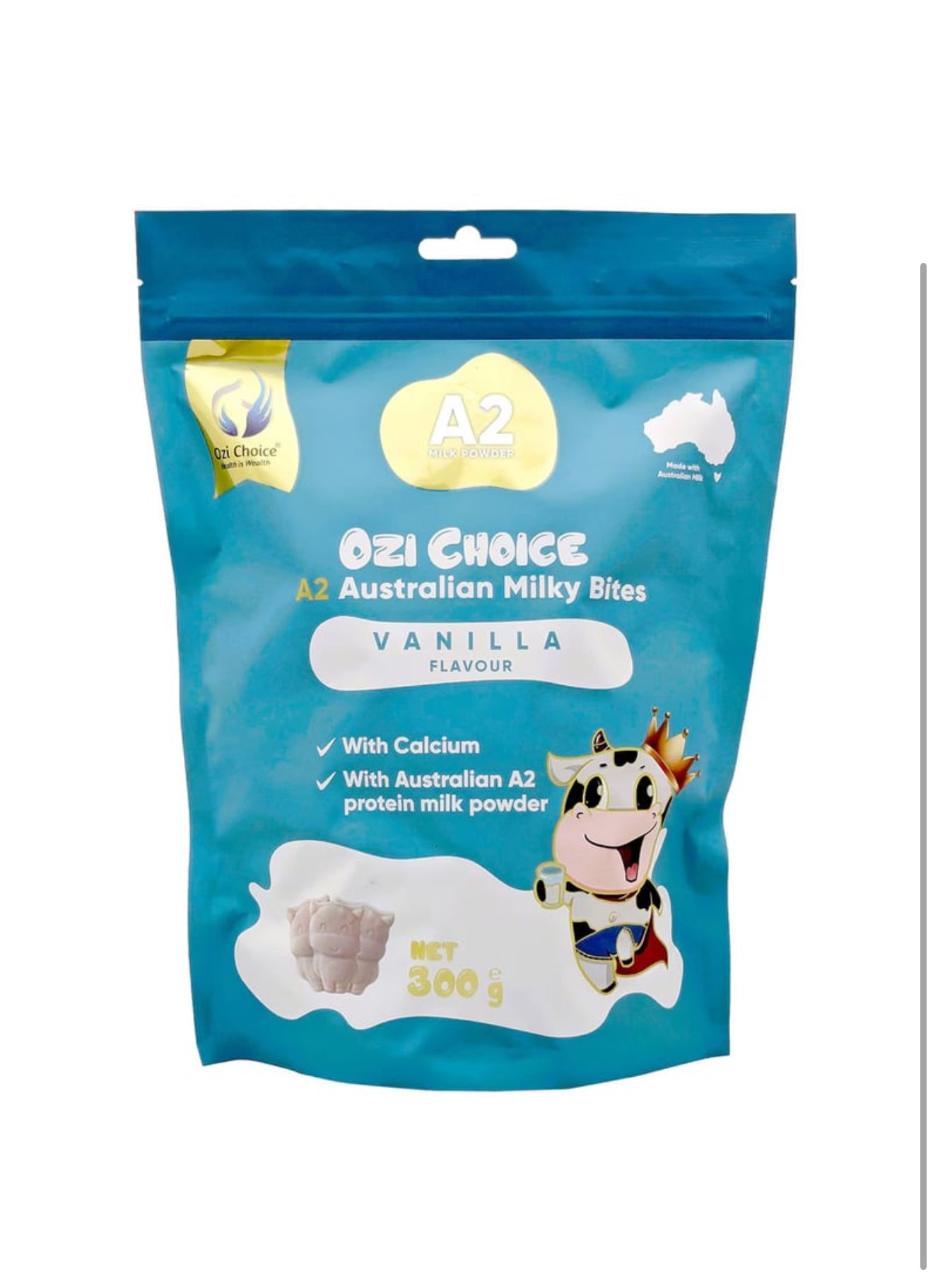 Ozi Choice A2 Australian Vanilla
Milky Bites 300 g