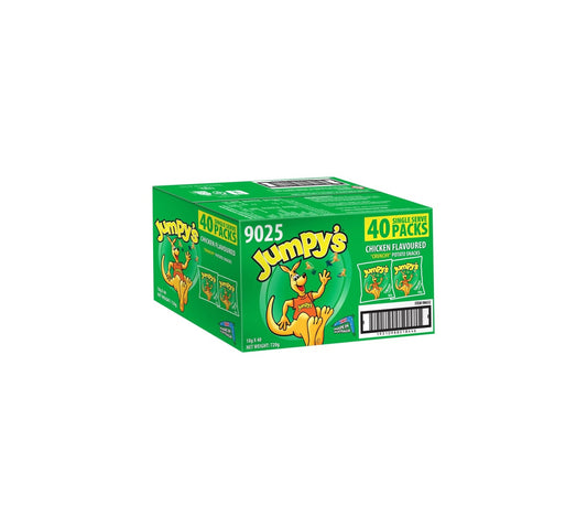 Jumpy's Kangaroo Shaped Chicken Flavour Chips 40 Packs