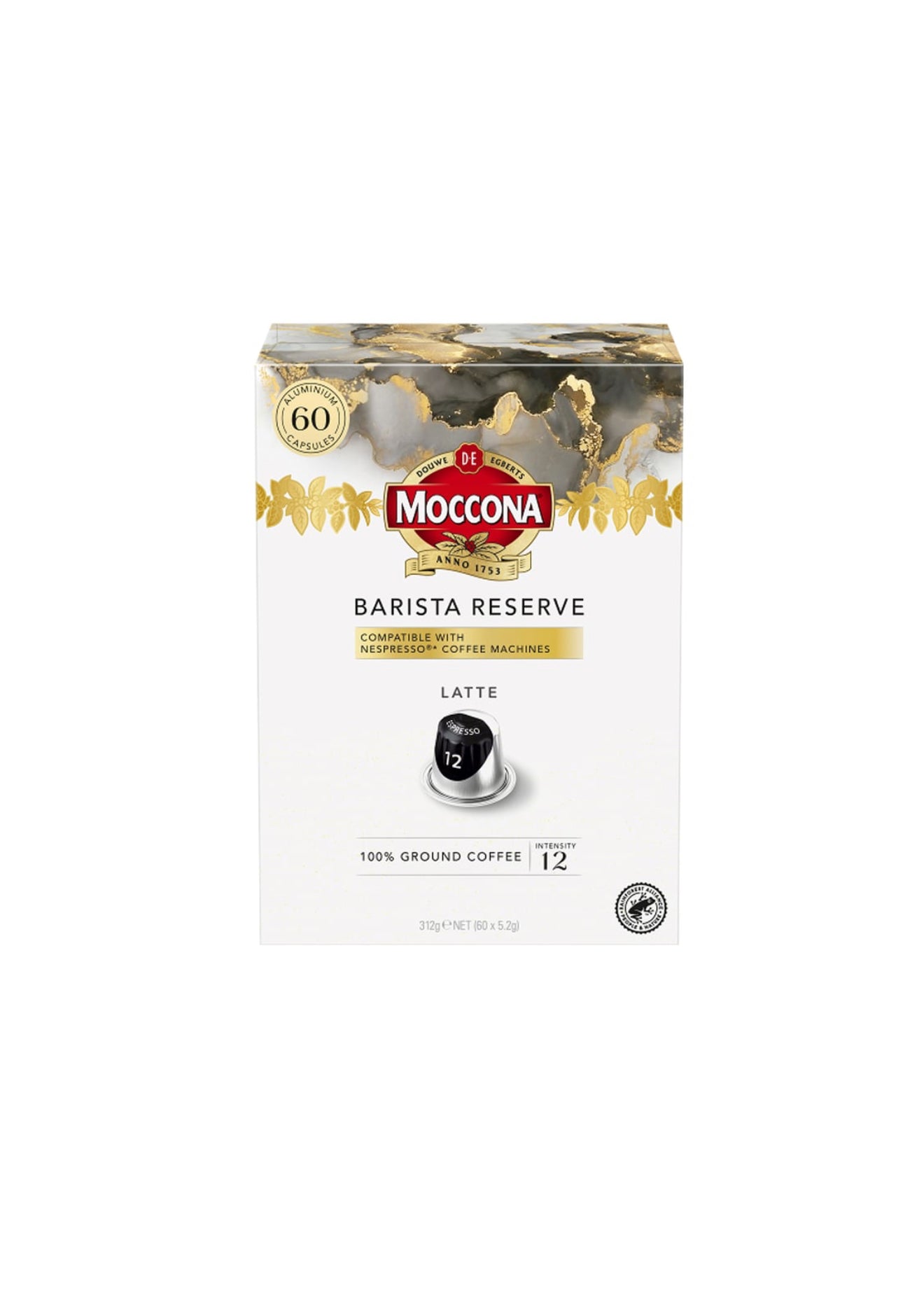 Mocconas Espresso Coffee Capsules
60 Pack
