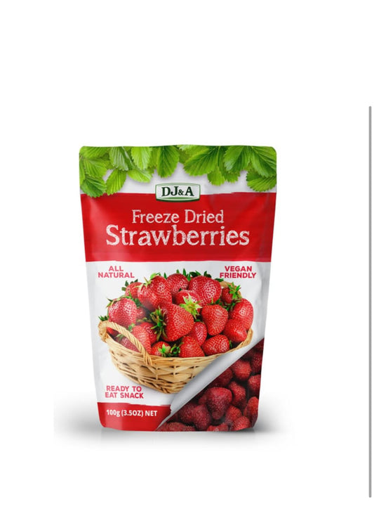 DJ&A Freeze Dried Strawberries
100 g