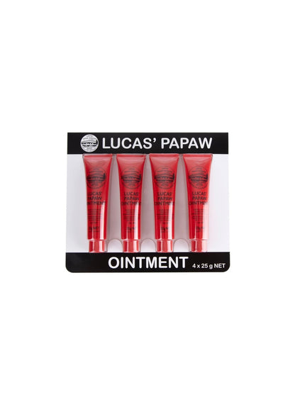 Lucas' Papaw Ointment 25 g x 4 pk
