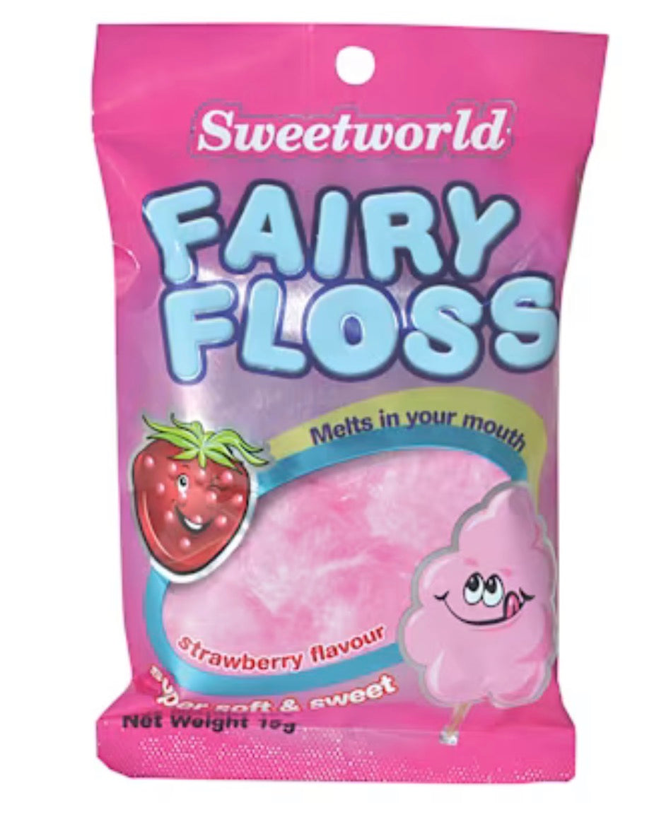 Sweetworld Candy Fairy Floss 15g X 18