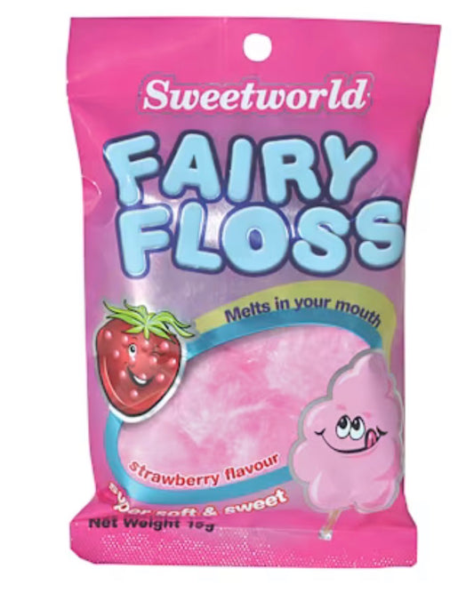 Sweetworld Candy Fairy Floss 15g X 18