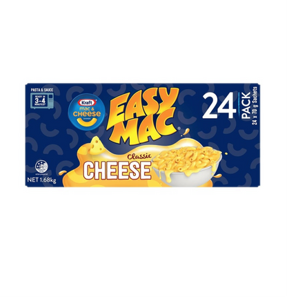 Kraft Easy Mac & Cheese (70 g x
24 pk)