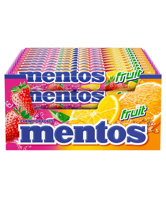 Mentos Fruit Roll 37.5 g x 40 pk
