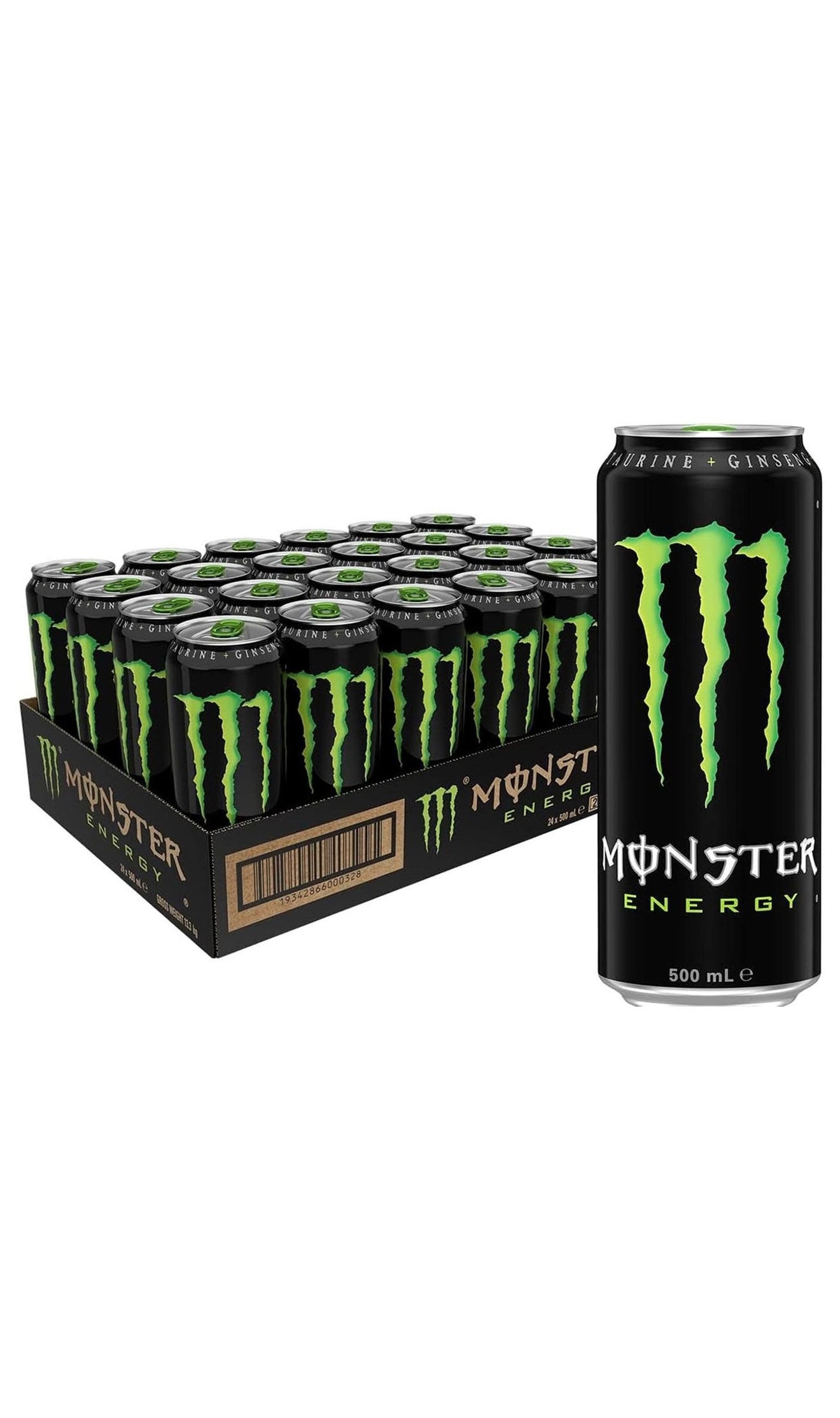 Monster Green Energy Drink Cans
500 ml x 24 pk
