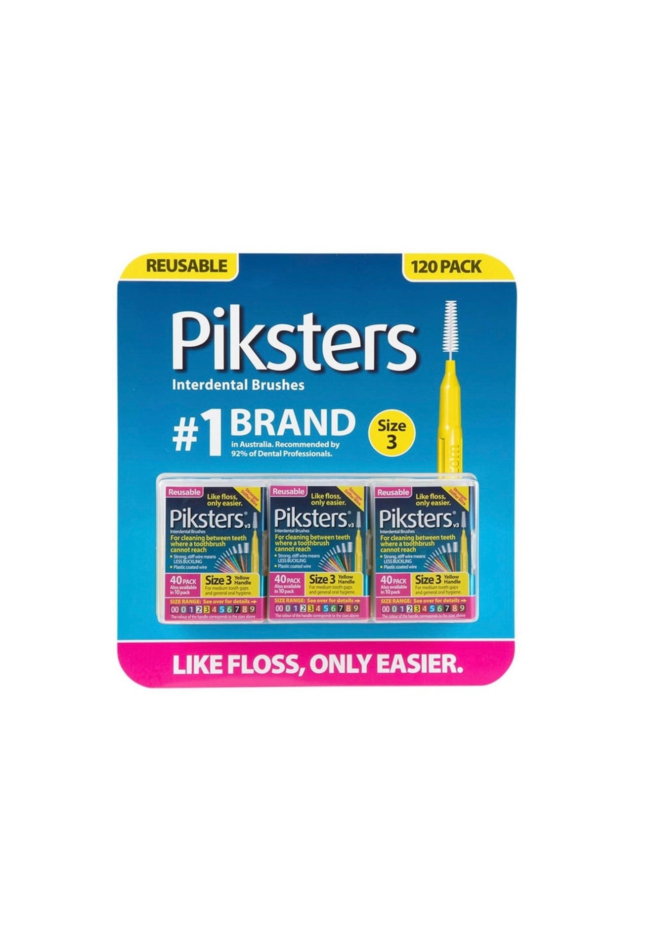 Piksters Interdental Brushes
120 pk