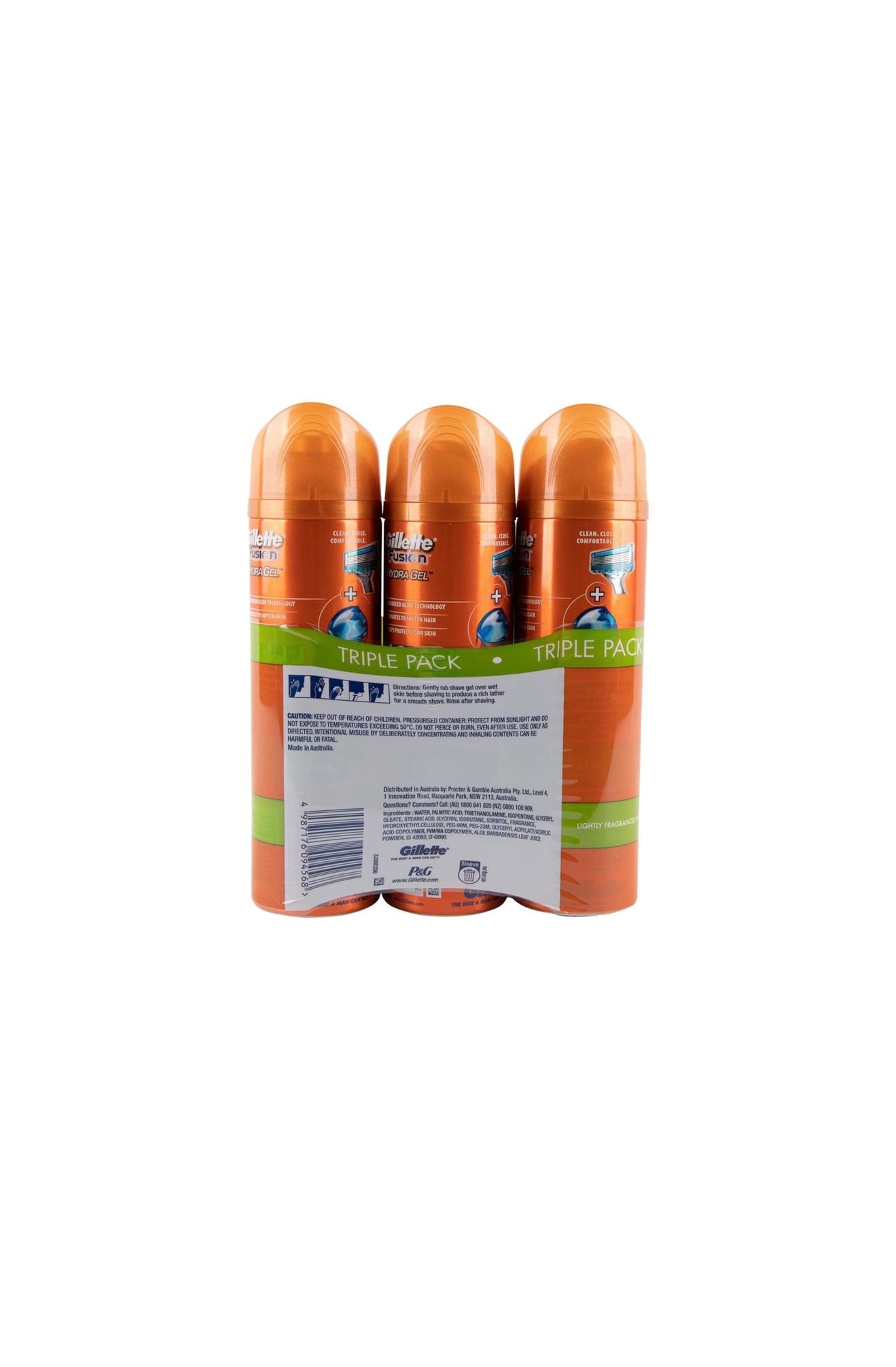 Gillette Fusion Hydra Sensitive Skin
Shave Gel 195 g x 3 pk