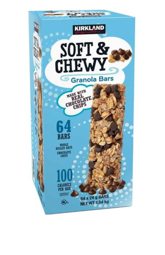 Kirkland Signature Soft & Chewy
Granola Bars 24 g x 64 pk