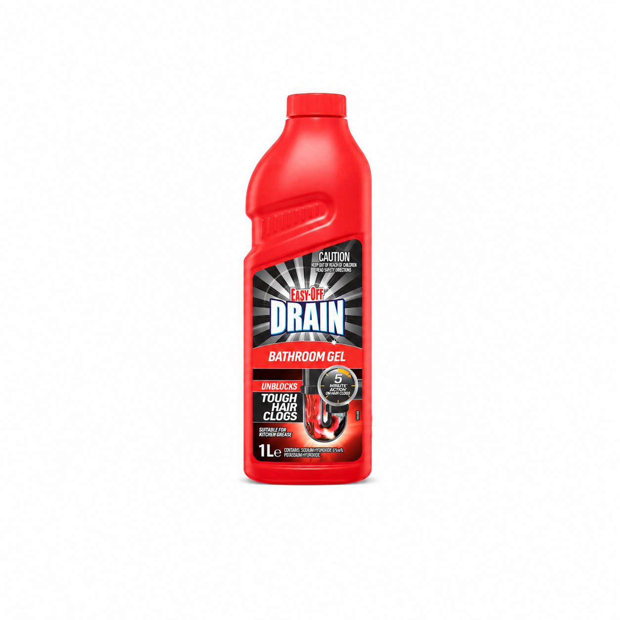 Bam Easy-Off Bathroom Drain Gel 1L