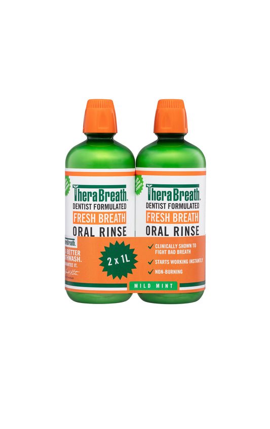 TheraBreath Mild Mint Mouthwash
1 L x 2 pk