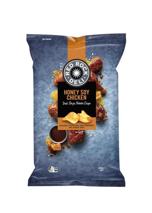 Red Rock Deli Honey Soy Chicken
Potato Chips (640 g)