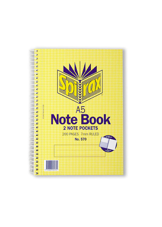Spirax A5 Notebook 5 Pack 5 pk