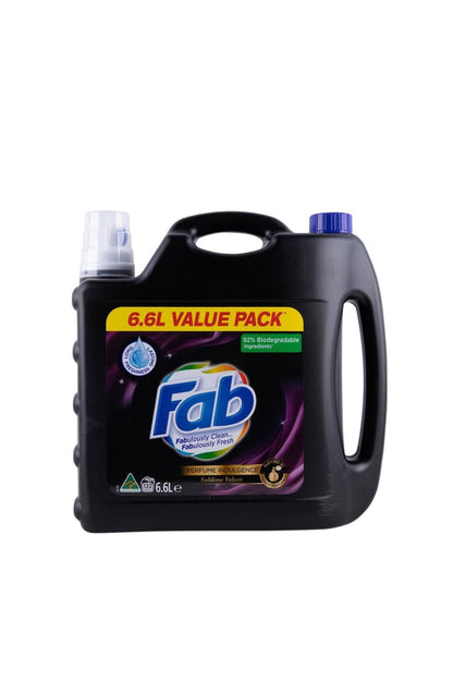 Fab Sublime Velvet Laundry Liquid 6.6 L