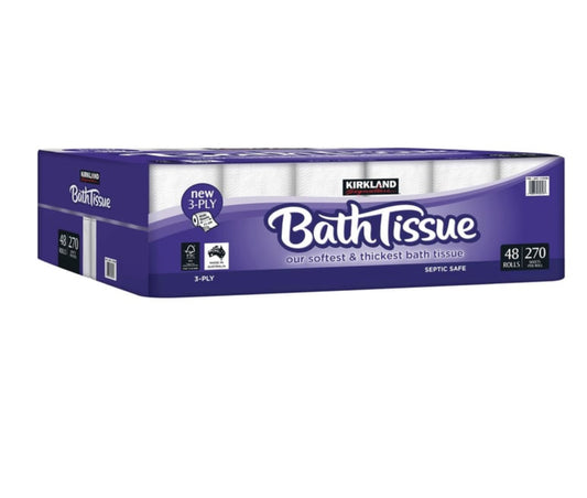 Kirkland 3Ply Bath Tissue Sheets (48pk)