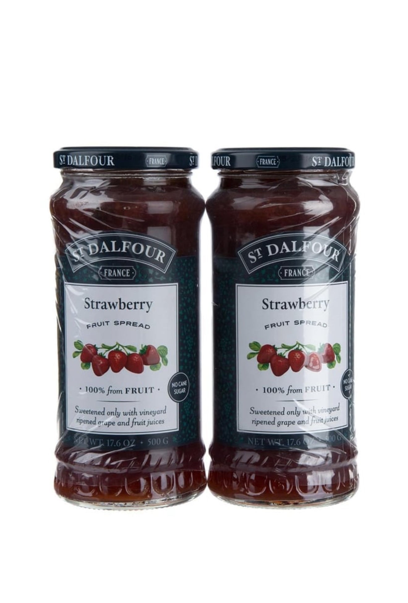 St Dalfour Strawberry Jam 500 g x
2 pk